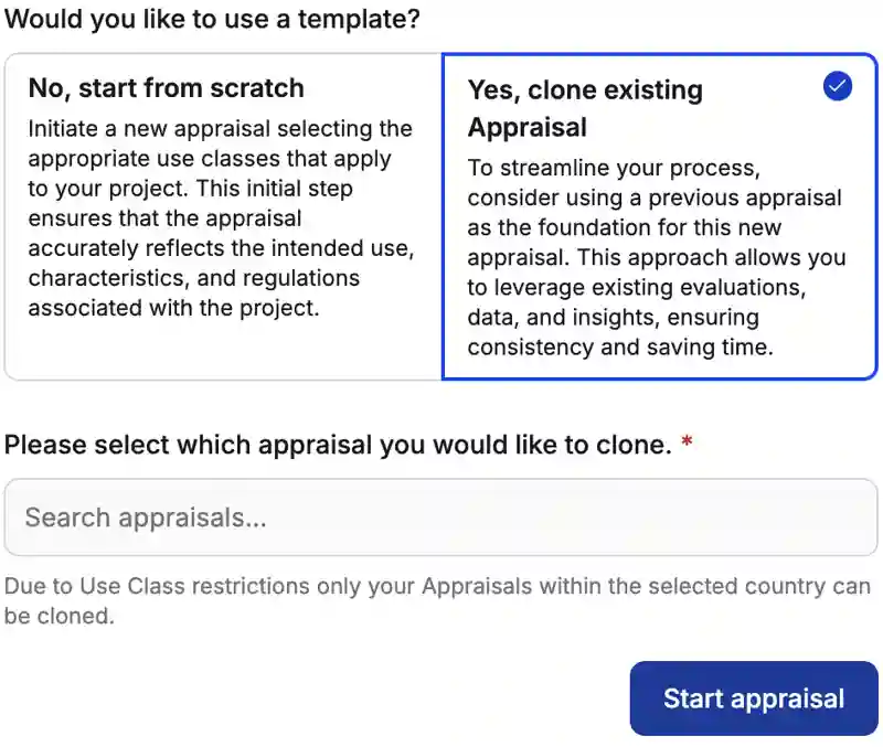 BOOM! Appraisal Templates screenshot light