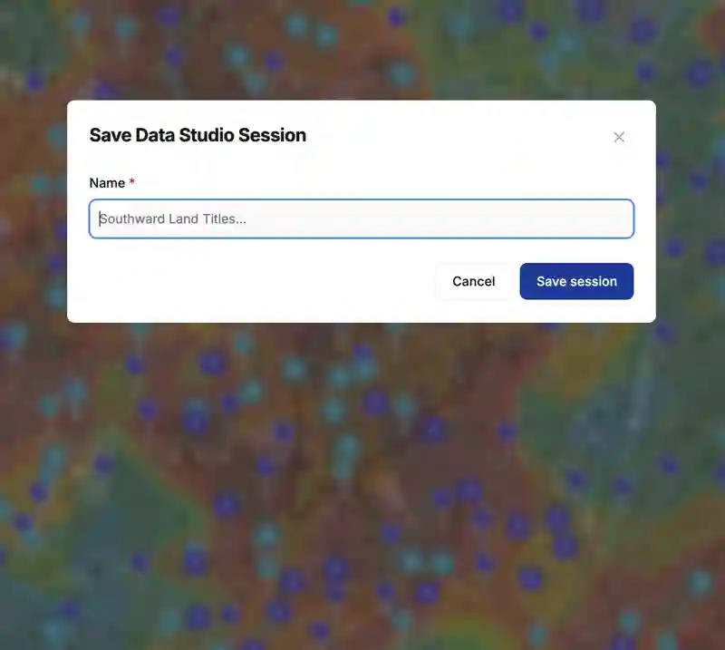 BOOM! Data Studio Saved Session screenshot light